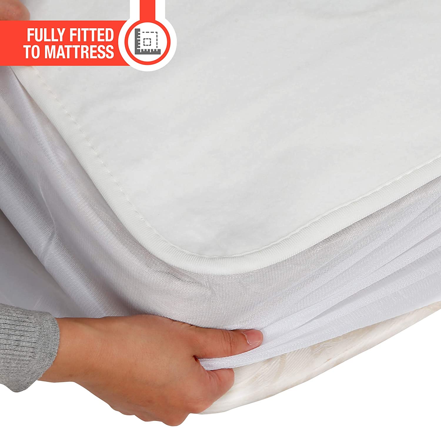 Wärmer Electric Blanket Double Size, Dual Control, Fully Fitted Mattress Cover with Elasticated Skirt, 3 Heat Settings - Image 4