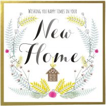 Claire Giles Quill Gingerbread House New Home Greeting Card, Green, QUI053
