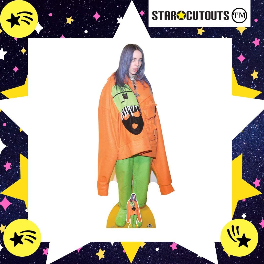 Star Cutouts CS814 Billie Eilish Tongue Out Lifesize Cardboard Cutout