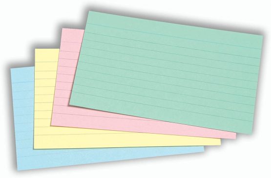 [1000 Pack] Revision Cards 5x3 Coloured Record Cards FlashCards Ruled (5"x 3") 127mm x 76mm Blank Flash Cards Index Cards - Image 3