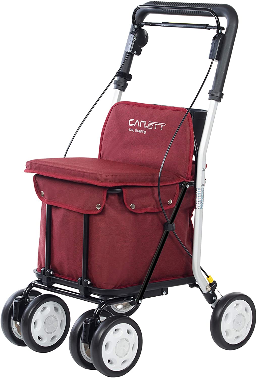wooden shopping cart walker