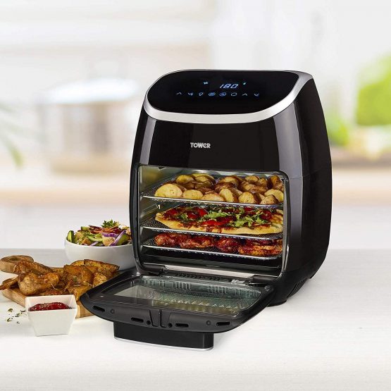 Tower Xpress Pro T17039 Vortx 5in1 Digital Air Fryer Oven with Rapid Air Circulation, 60