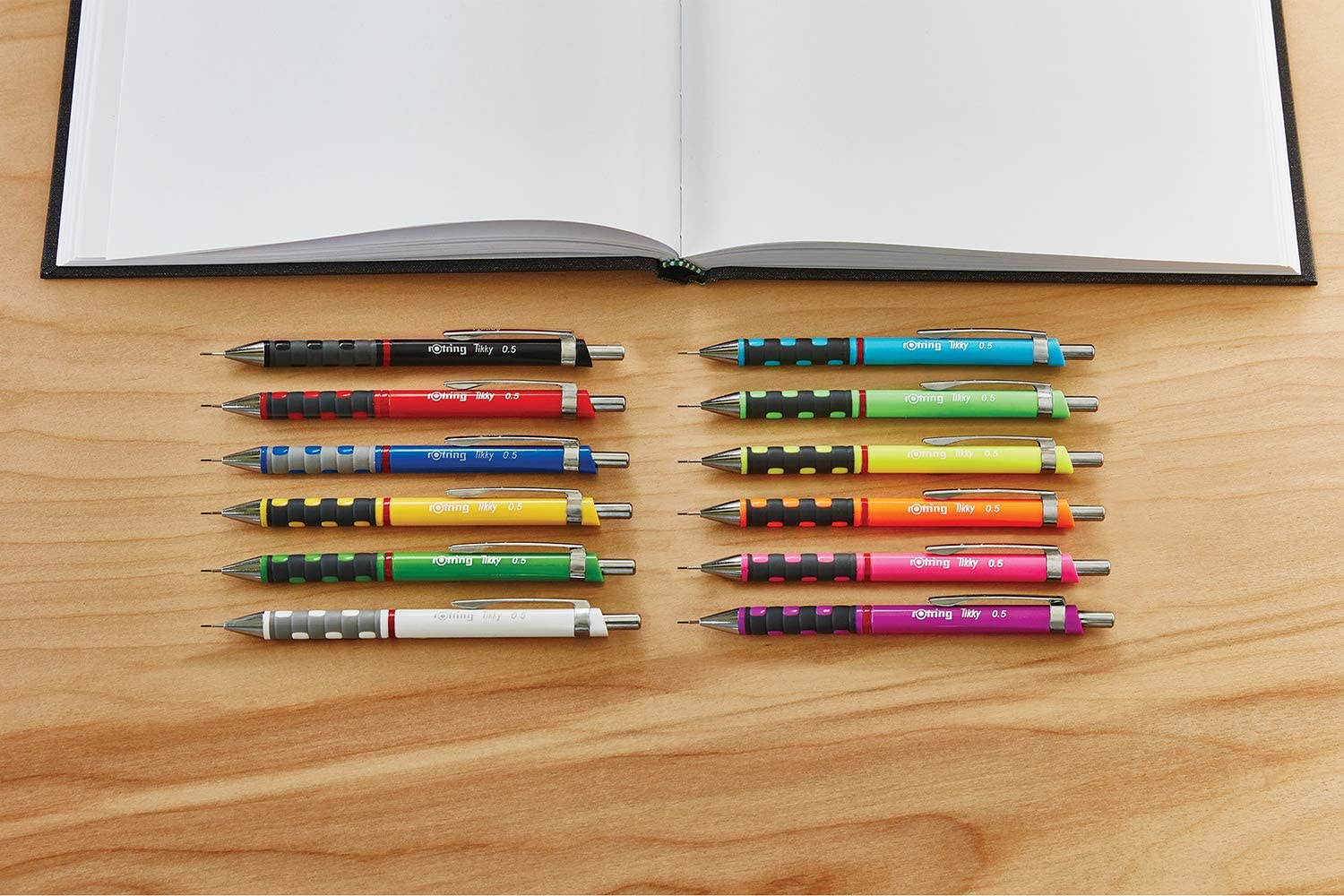 Rotring Lead Refills Hi-Polymer for Fine Mechanical Pencils 0.50 mm, B, transparent, 0.5 mm - Image 3