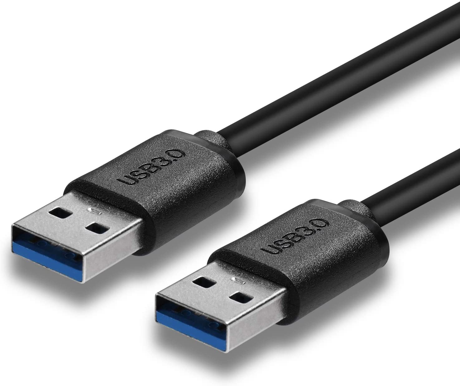 UYGHHK USB Cable, USB to USB 3.0 Type A Male to Male High Speed Data Transfer Lead for External Hard Drive Laptop Cooler, DVD