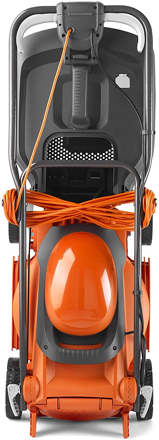 Flymo EasiStore 340R Electric Rotary Lawn Mower, 34 cm Cutting Width, 35 Litre Grass Box, Close Edge Cutting, Rear Roller - Image 3