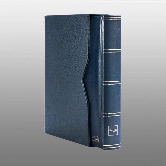 Prophila stockbook 60 black sides padded with slipcase blue - Image 2