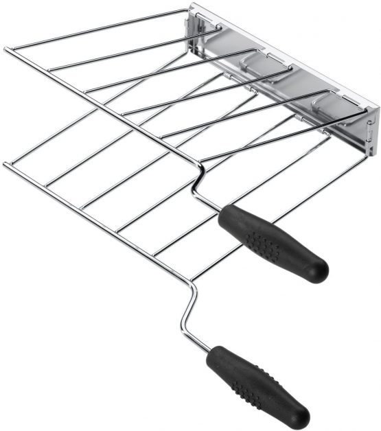 Smeg TSSR01 Two Frames for Toasting Sandwiches, for Toasters from TSF01 Series TSS401, Metal, Chrome - Image 2
