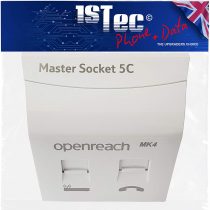 Genuine BT Openreach NTE5C MK2 + MK4 Master Without a Back Box