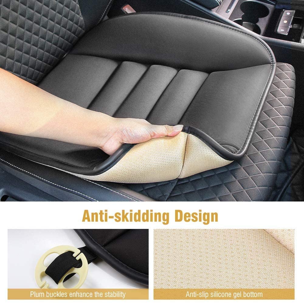 Tsumbay Memory Foam Car Seat Cushion, Premium Comfort & Back Pain Relief for Driving, Non-Slip - Image 4