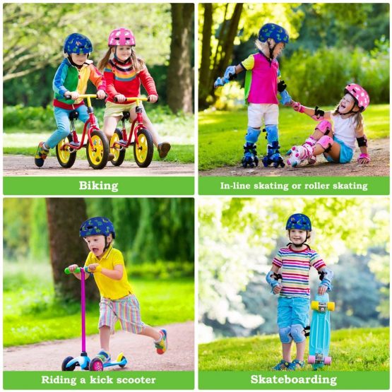 CLISPEED Kids Bike Helmet, Adjustable and Multi-Sport Bicycle Helmets for 3-8 Years, Toddler Youth Sports Protective Gear for Skating Cycling Scooter - CPSC Certified - Image 3