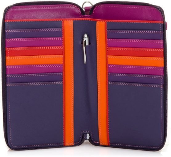 Mywalit Leather Zip Round Multi Purse Shoulder Bag 1220 - Image 3