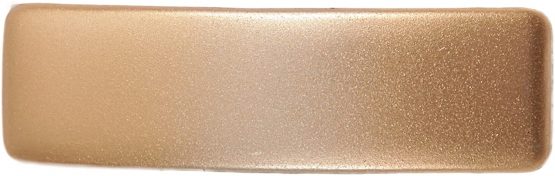 Caravan Metallic Blend Rectangular French Automatic Hand Painted Barrette