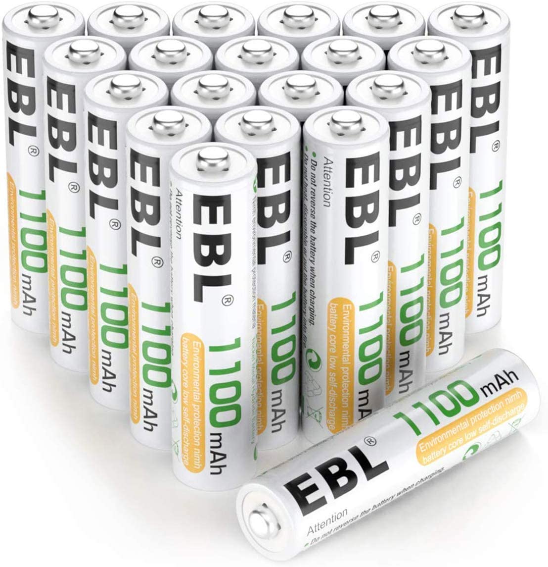 EBL AAA Rechargeable Batteries Ni-MH 1100mAh