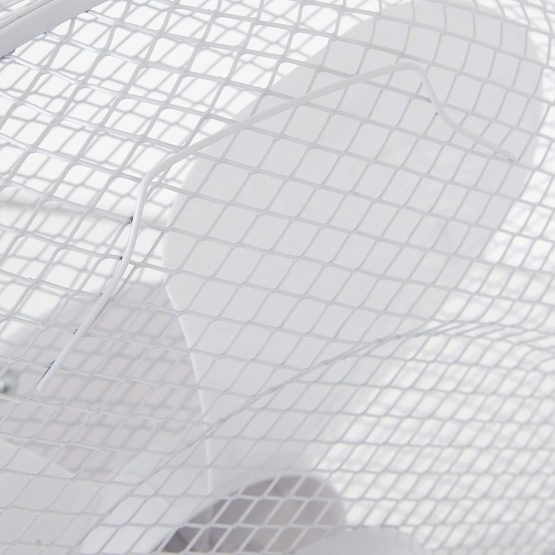 Pifco P52006 Desk Fan with 3 Speed Settings, Adjustable Tilt with Oscillation Function, Integrated Handle and Non Slip Feet, 35 W Motor, 12 Inch, White - Image 4