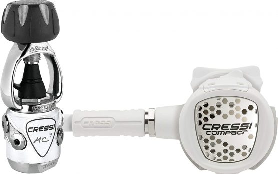 Cressi Unisex's MC9/Compact Balanced Diving Regulator INT, White, One Size