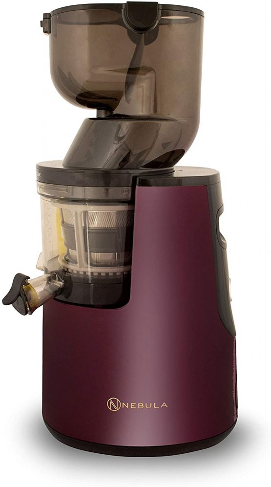 Nebula Grande Whole Fruit Cold Press Slow Masticating Juicer 45RPM 5 Year Warranty (Deep Red)