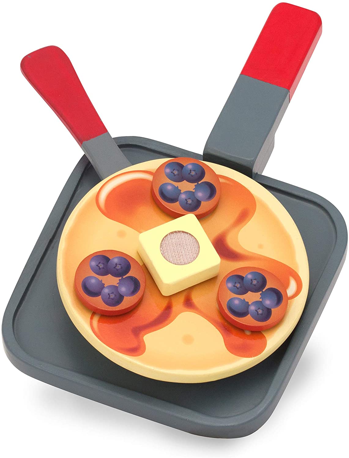 Melissa & Doug 19342 Food Pancake Set, Kid'S Toys Age 3, Gift for Boy Or Girl Multicolour, Multi-color, 1 EA - Image 3
