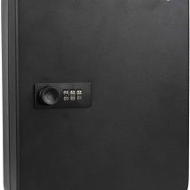 Uniclife 48 Key Cabinet Steel Security Safe Box with Combination Lock, Black