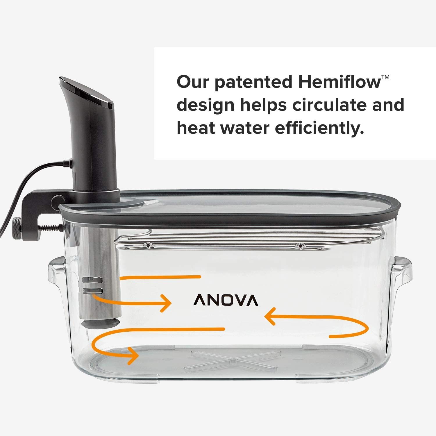 Anova Culinary ANTC01 Sous Vide 16L Water Cooking Container with