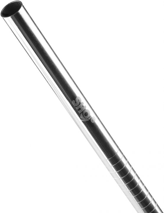 SHO Reusable Premium Stainless Steel 8 Set Metal Straws - 4 Bent, 4 Straight, 1 Cleaner, Multiple Sizes - 22.8cm (9"), 18.3cm (7.5"), 22.5cm (8.8"), 18cm (7.1") - Drinking Straw, Case Included - Image 3