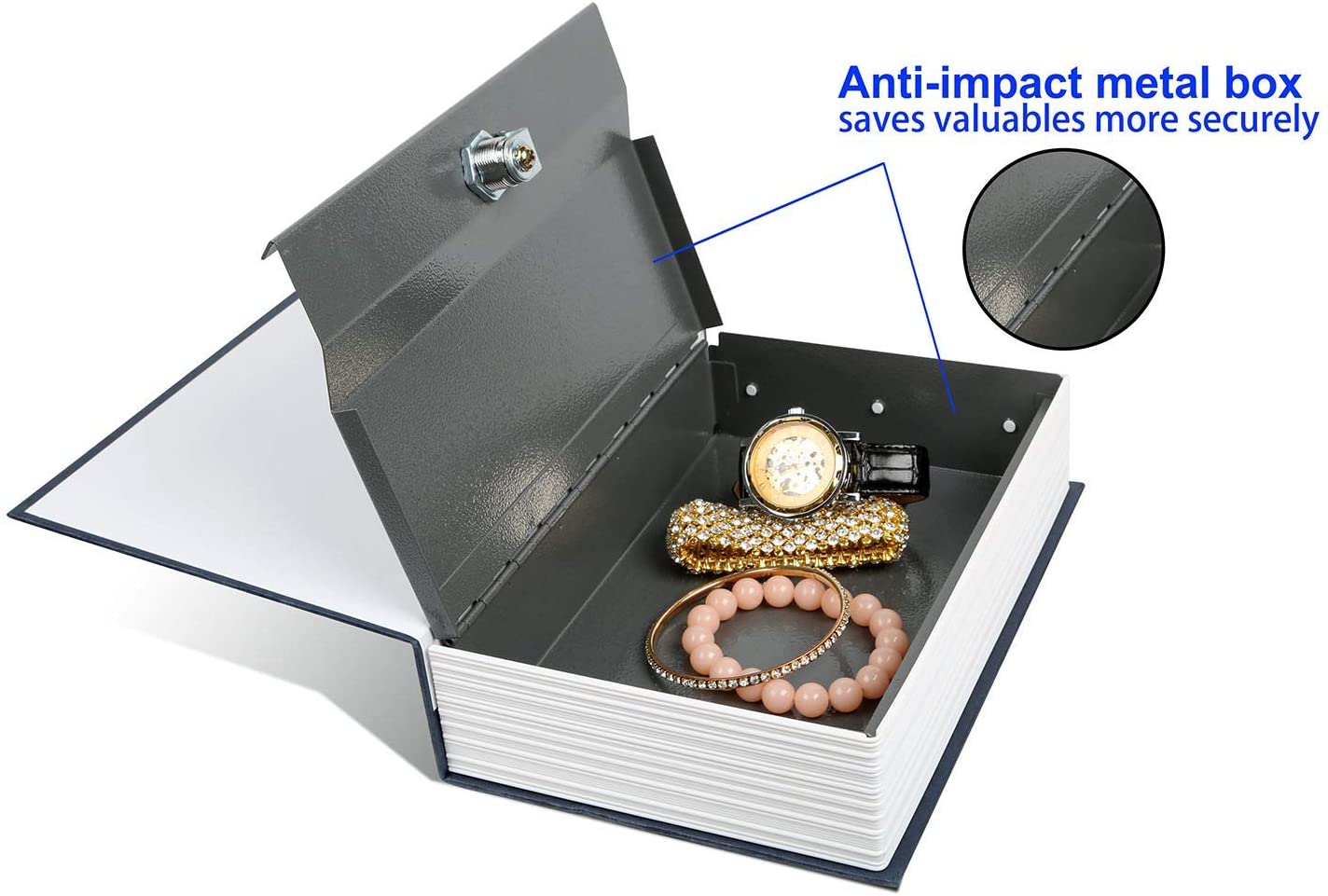 Guilty Gadgets Book Safe with Combination Lock Parrency Home