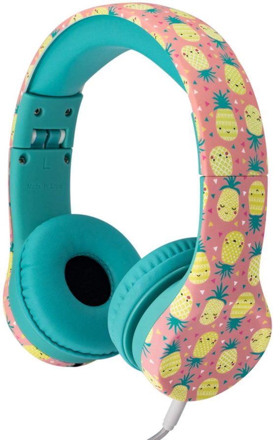 Snug Play+ Kids Headphones with Volume Limiting for Toddlers (Boys/Girls) - Pineapples