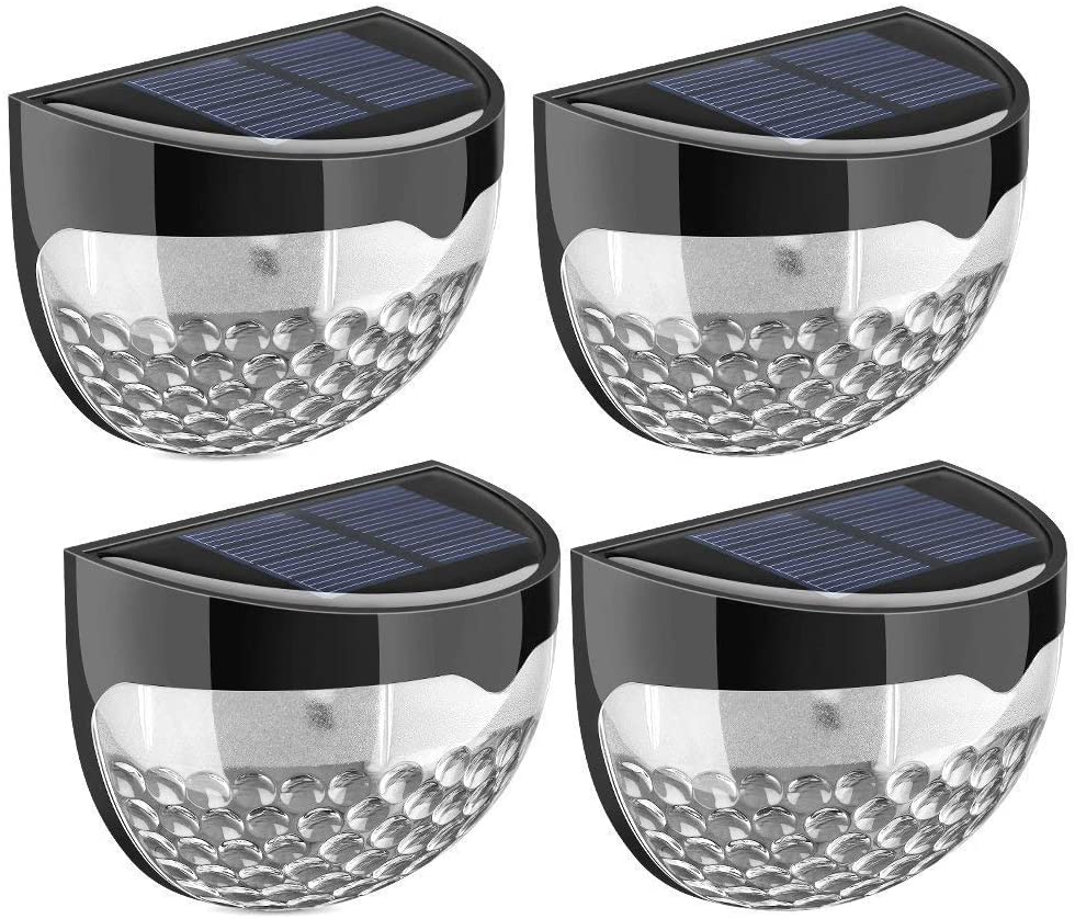 GloBrite Garden Lights, Pack of 4 Outdoor Lights, Waterproof Night Light for Pathway Patio, Deck, Fence