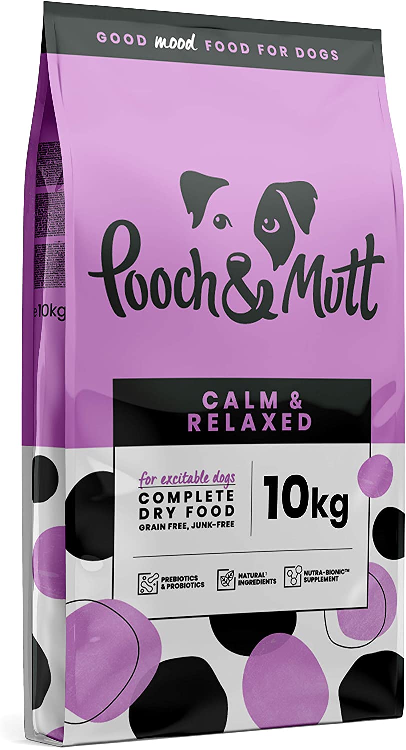 Pooch & Mutt, Calm & Relaxed Complete Dry Dog Food Grain Free (Regular Sized Kibble)