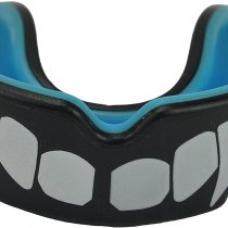 ADULT Black & Blue UK Warrior 'Vampire' Mouth Gum Guard Shield - The Ultimate Gum Shield for Boxing, Martial Arts, Karate, Rugby - Ideal Teeth Protection For Contact Sports