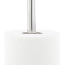 Tiger 446420346 Toilet Roll Stand, Stainless Steel, Chrome, 13.4 x 42.9 x 13.4 cm