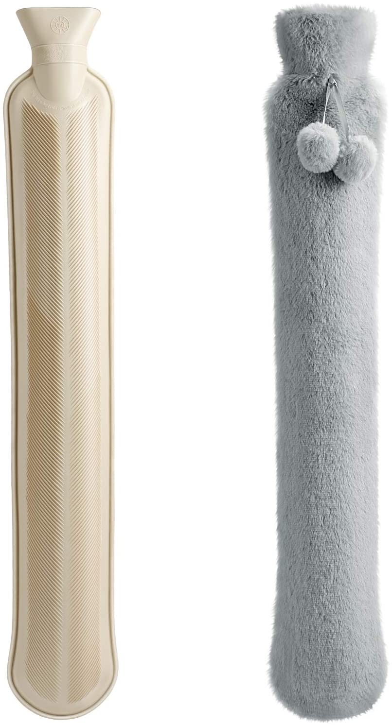 Homealexa Extra Long Hot Water Bottle with Cover UK