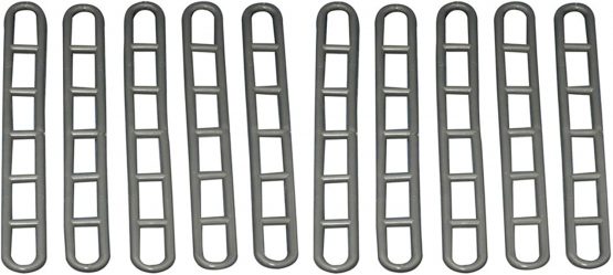 BITS4REASONS RUBBER CARAVAN EXTRA STRONG STORM/HIGH WIND DURABLE AWNING LADDERS PEGGING TENSION STRAPS 10 UNIT PACK