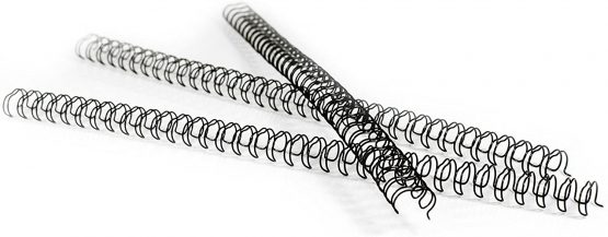 PAVO A4 12.7 mm Premium Wire Binding Spines - Black (Pack of 100)