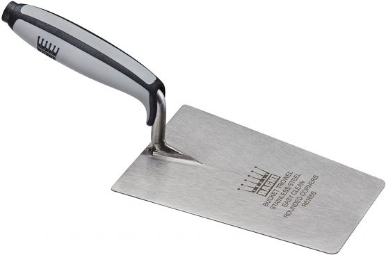 Ragni R6165S 6 1/2" Stainless Steel Bucket Trowel - Image 4