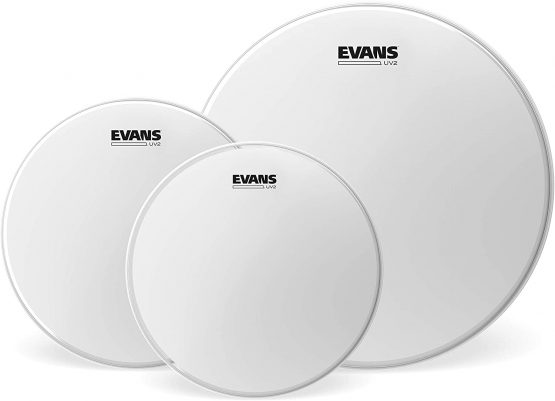 Evans UV2 Coated Drumhead Tom Pack - Standard (12", 13", 16")