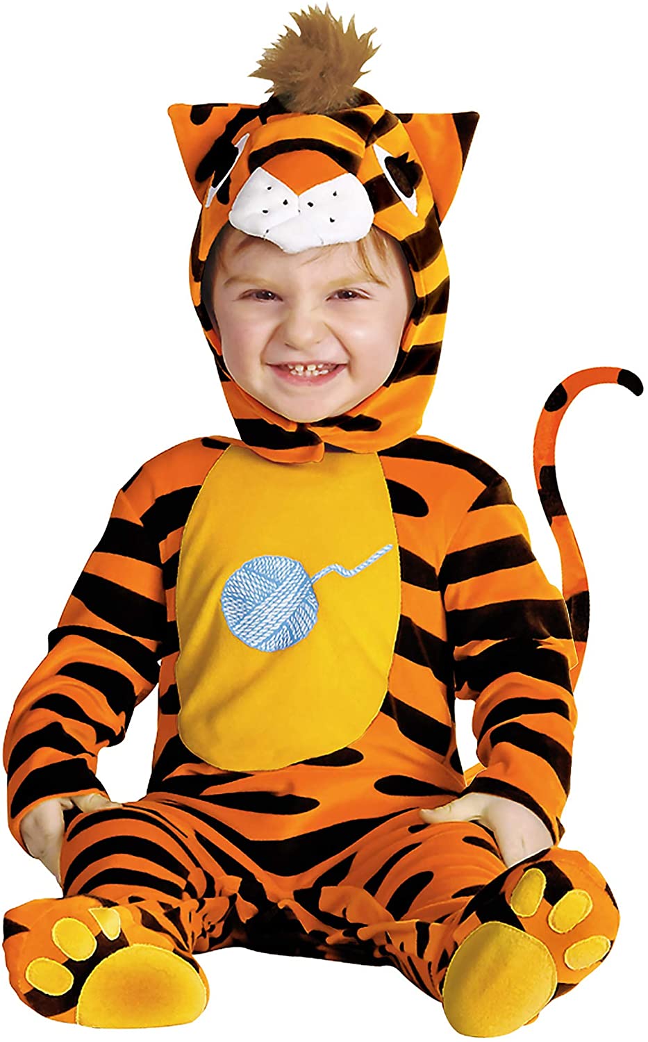 Children's Baby Tiger Cat Cutie Costume for Animal Jungle Farm Fancy Dress