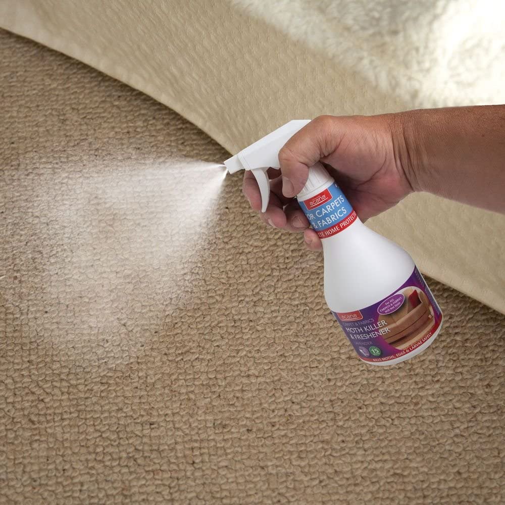 Acana Carpet and Fabric Moth Killer with Lavender Freshener Spray - 500 ml, White, 500 ml (Pack of 1) - Image 3