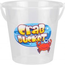 Yello BU1205 Clear, Beach Bucket for Crabs and Small Wildlife