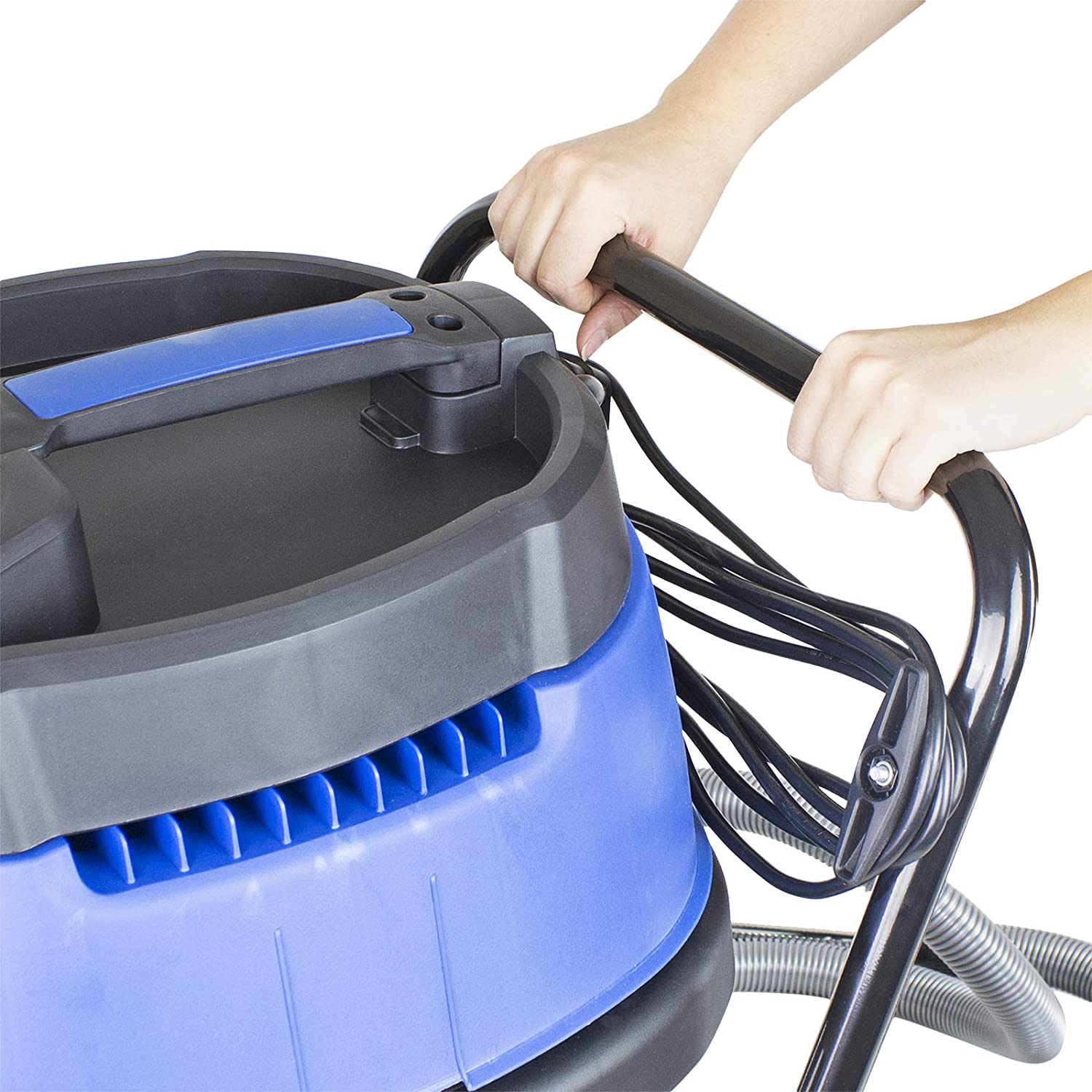 HYUNDAI 3000W 100L 2-in-1 Wet & Dry Vacuum Cleaner, Powerful Industrial Vac with HEPA-Type Filtration, 5m Power Cable - Image 4