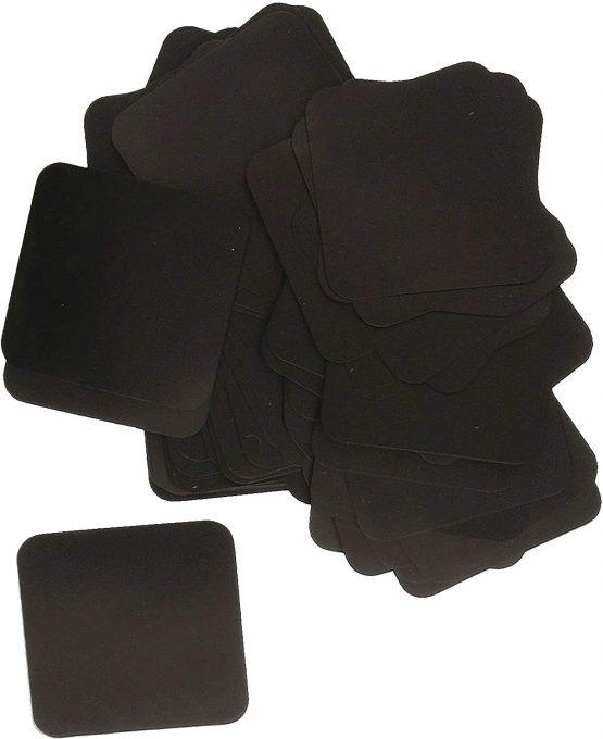 Anti-Tarnish Paper Tabs 1" x1" Square - 50 Tabs - Image 2