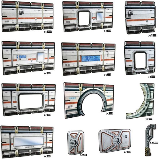 Battle Systems Sci-Fi Terrain - 28mm Modular 3D Space Terrain - Perfect for Wargaming and Roleplaying Tabletop Games - Full Colour Printed 3D 40K Multi Level Building Models (Galactic Core Set) - Image 3