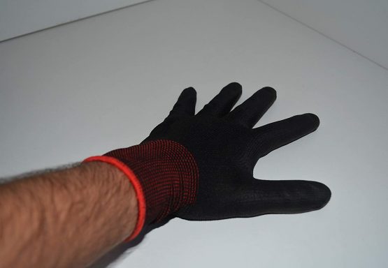 12 Pairs PU Coated Black Nylon Work Gloves for Women and Men. Work Glove for Gardening, Fishing, Builders, Mechanic, Clamming, Scaffolding, Restoration Work & More (Medium M 8) - Image 3