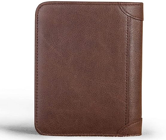 Men's Genuine Cowhide Wax Leather Extra Capacity Bifold Wallet - Image 3