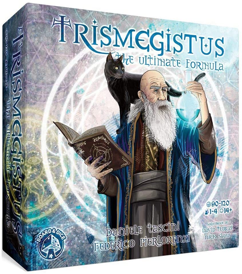 Board & Dice Trismegistus The Ultimate Formula Board Game for 1-4 Players, Age 14+, Large