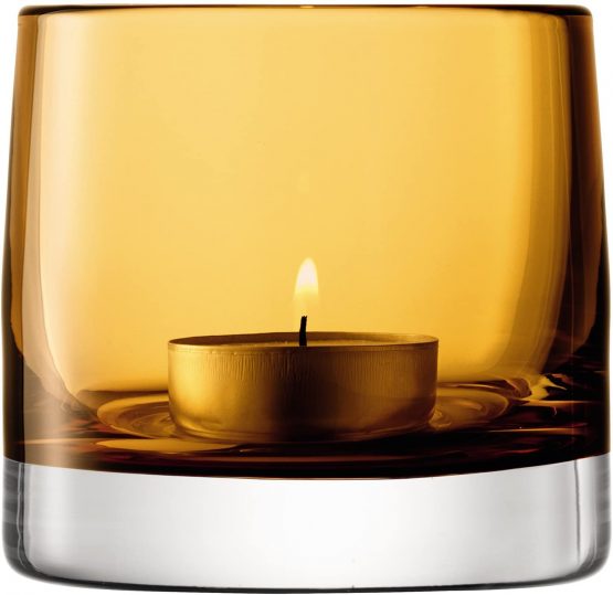 LSA LI19 Light Colour Tealight Holder H8.5 cm Amber