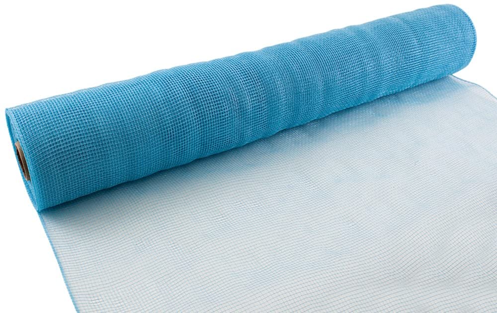 Eleganza Deco Mesh 53cm x 9.1m Light Blue No.25, Synthetic Material, 8.5 x 8.5 x 53.5 cm