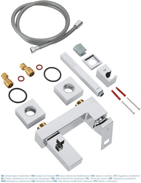 GROHE 23141000 Eurocube Bath Tap with Diverter for Bath/Shower - Image 2