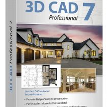 3D CAD 7 Professional, Plan & design buildings from initial rough sketches to the finished blueprints