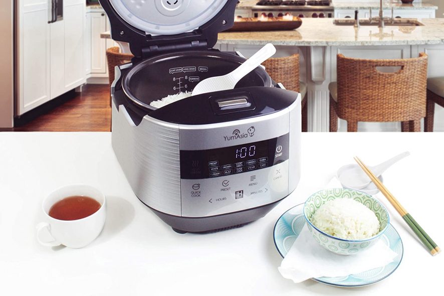 Yum Asia Bamboo Rice Cooker with Induction Heating (IH) and Ceramic