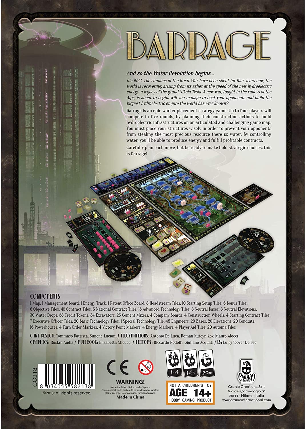 Barrage Board Game, Multicoloured - Image 2